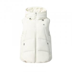 FILA Белая пуховая жилетка женская, White