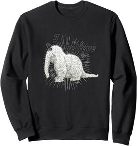 Толстовка «Я верю» с изображением Снаффлпагуса из «Улицы Сезам» Sesame Street, черный