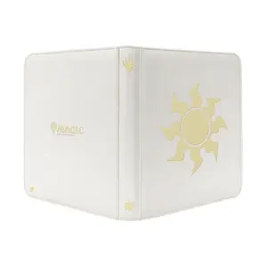 Папка-переплет на молнии с 12 карманами — мана 8 Plains, Official Magic - The Gathering - Binders