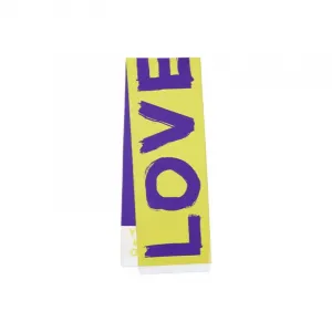 Burberry Вязаный шарф унисекс, Yellow Purple Color Block