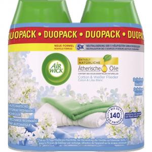 Freshmatic Max Refill Duopack хлопок и белая сирень Air Wick, 500 ml