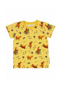 Футболка Geggamoja MAMMA MU, Yellow Stripe/Yellow