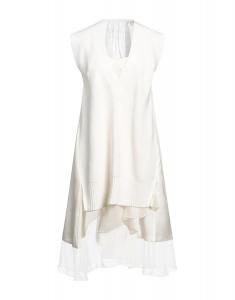 Платье Sacai, кремовый