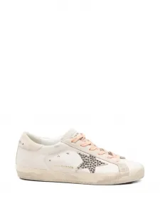 Кеды Superstar на шнуровке Golden Goose, бежевый
