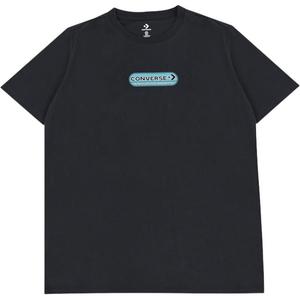 Футболка с рукавом дроп-шоулдер женская черная Converse