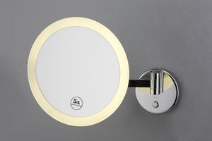 Зеркало для макияжа, хромированный