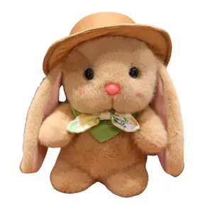 Плюшевая кукла Pompompurin Bunny высотой 18см/23см OU DI PIG, коричневый