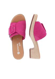 Высокие мюли Remonte, розовый