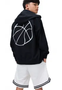 Толстовка с капюшоном и застежкой-молнией marley Molo, Black