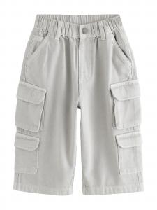 Next Джинсовые шорты Regular в сером дениме