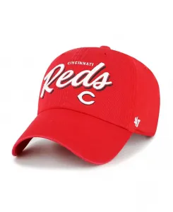Женская красная кепка Cincinnati Reds Ariana Clean Up Adjustable '47 Brand