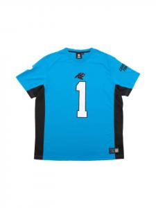 Футболка NFL Carolina Panthers Кэма Ньютона синего цвета FANATICS