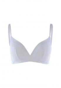 Мягкий бюстгальтер из хлопкового кружева Dim, голубой