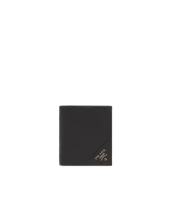 Кошелек из сафьяновой кожи Prada, черный