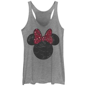 Майка Tri-Blend Racerback с силуэтом Минни Маус Disney's Juniors Licensed Character