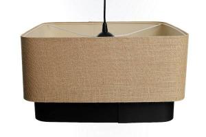 Подвесной светильник BPSKoncept Kwadro Duo, 51x28x98 см цвет beige/schwarz