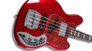 Бас-гитара Disher Rattlesnake (металлик вишнево-красный)