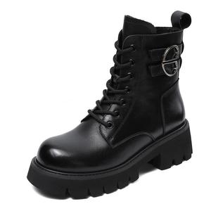 Короткие ботинки Martin 5,5 см женские Devanro, Black