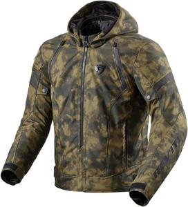 Мотоциклетная куртка REV'IT! Flare 3 H2O Urban Sport для мужчин (Camo Dark Green - 2X-Large)