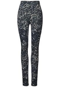 Узкие леггинсы STREET ONE, серый/темно-серый