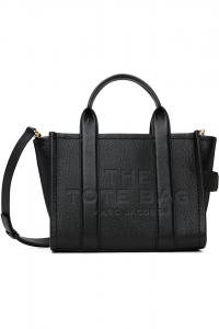 Маленькая кожаная сумка-тоут Marc Jacobs, черный