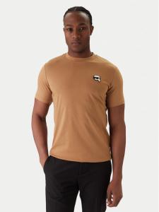 Футболка regular fit 755710 561224 Karl Lagerfeld, бежевый