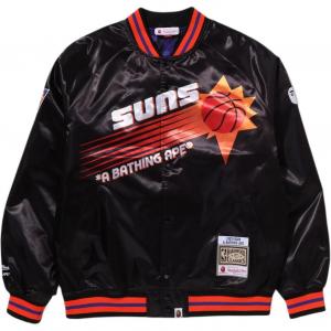 Куртки и пальто Mitchell & Ness X NBA Collaboration Phoenix Suns FW25 мужские A BATHING APE, черный
