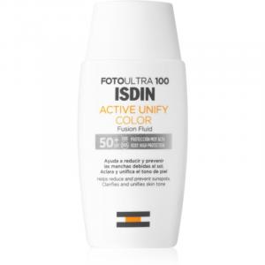 ISDIN Foto Ultra 100 Active Unify защитный тонирующий крем против пигментации SPF 50+ 50 мл
