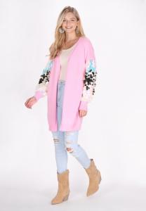 Кардиган IZIA, розовый