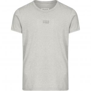 Футболка с принтом в виде цифр Maison Margiela, светло-серый