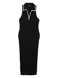 Платье-поло Darien Veronica Beard, черный