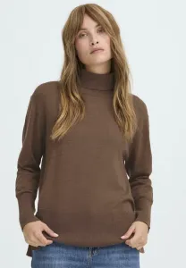 Свитер с высоким воротником sadie Pulz, Bison Melange