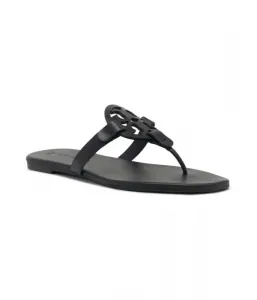 Кожаные шлепанцы Miller Tory Burch, черный