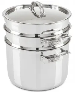 Мультиварка объемом 8 л (3 слоя) с вставкой для приготовления пасты на пару Viking