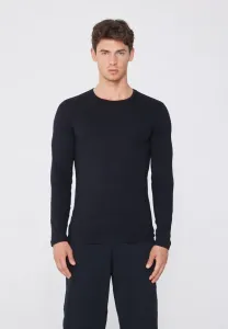 Термофутболка с круглым вырезом и длинными рукавами Tezenis, Black