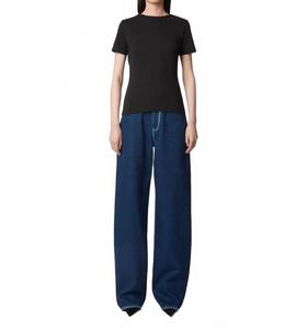 Джинсы Denim Boyfriend Pant In Bleu Fonce Nina Ricci, Bleu Fonce