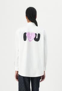 Блузка на пуговицах ELISANA HUGO, белый