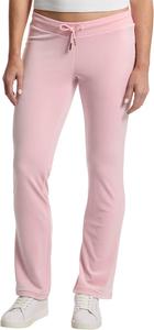 Женские велюровые брюки с резинкой на талии и шнурком Juicy Couture, Whisper Pink