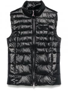 Patrizia Pepe жилет с нашивкой-логотипом, черный