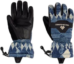 Женские утепленные горнолыжные перчатки Obermeyer Regulator, водонепроницаемые, с технологией HydroBlock Pro для катания на лыжах и сноуборде, Black