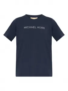 Футболка с логотипом и заклепками Michael Michael Kors, синий