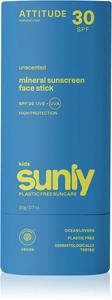 Солнцезащитный крем для лица Sunly Kids с минеральным покрытием Attitude, vaikams spf 30 20 гр