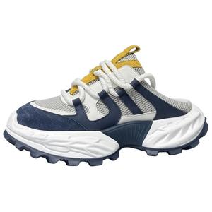 Green feet Мужские синие тапочки с закрытым носком, устойчивые к запаху и быстросохнущие, цвет Blue