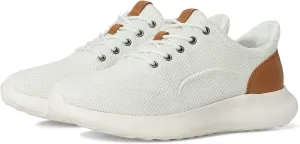 Мужские туфли Johnston & Murphy Kasler 2.0 с плетеным верхом и цельной носочной частью, белый