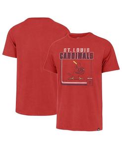 Мужская красная футболка St. Louis Cardinals Borderline Franklin '47 Brand, красный