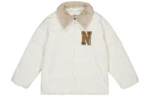 Женский пуховик New Balance, белый