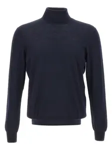Свитер с воротником-стойкой Gran Sasso, синий