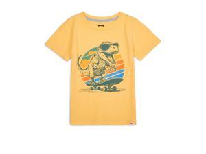 Футболка Appaman Kids Graphic Short, цвет Pale Yellow