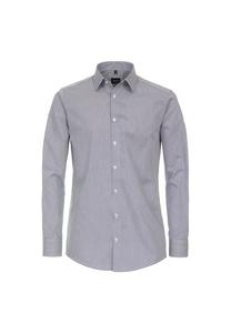 Деловая рубашка в полоску современный крой Venti, синий