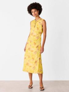 Платье Sunshine Floral с фактурной текстурой Whistles, Yellow/Multi